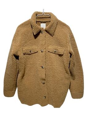 Women's Carmel Teddy Sherpa Shacket Size Small